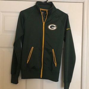 Nike Green Bay packers zip up
